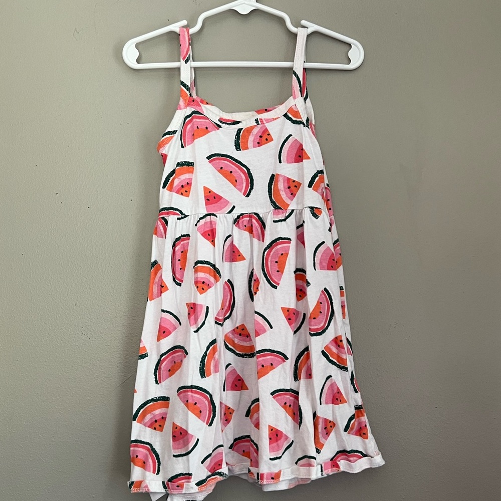 Watermelon tank dress - size 4t